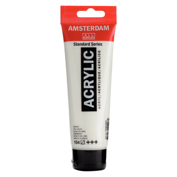 Amsterdam Standard Series Acrylic Color, 120ml ZINC WHITE 104