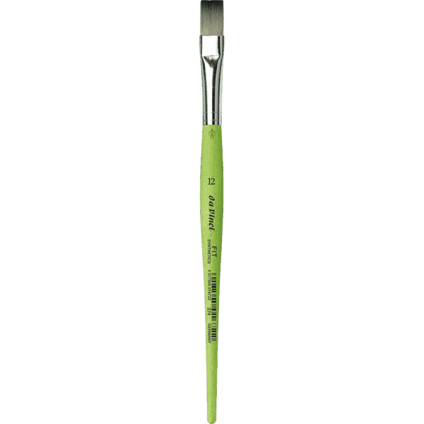 Da Vinci Fit Synthetics Flat Brush 374 No12