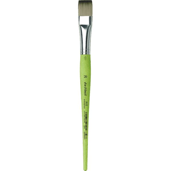 Da Vinci Fit Synthetics Flat Brush 374 No20