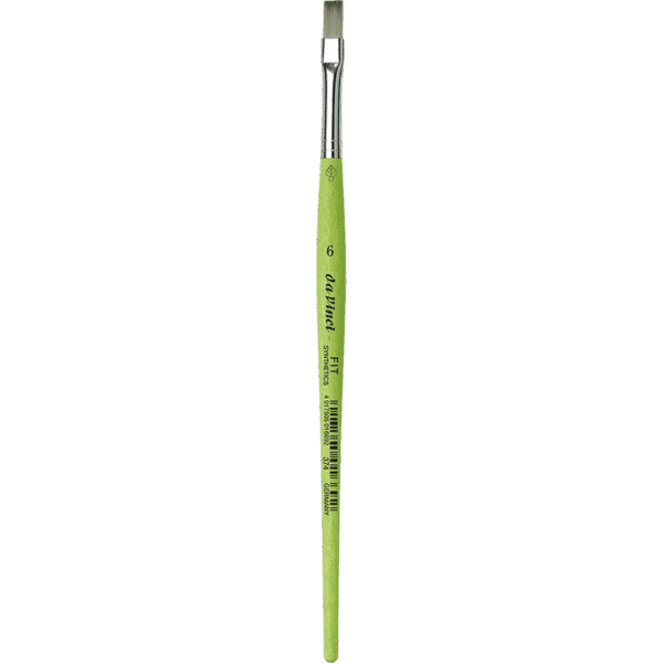 Da Vinci Fit Synthetics Flat Brush 374 No6