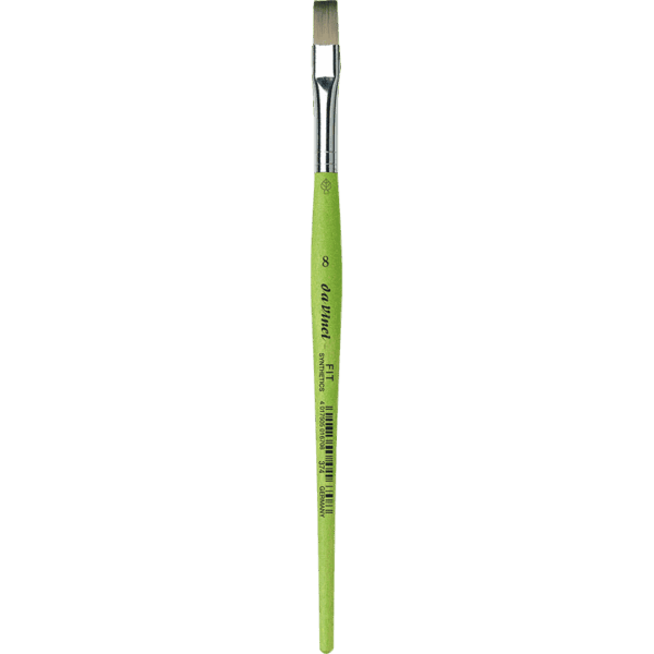 Da Vinci Fit Synthetics Flat Brush 374 No8