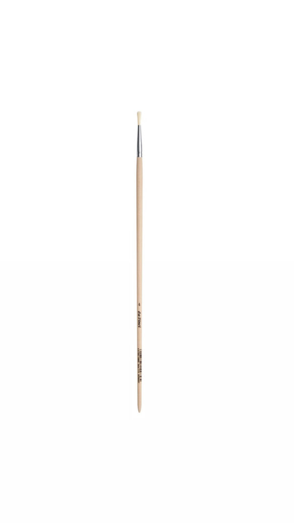 Da Vinci Round Brush White Bristle 7779 No4