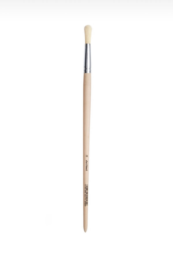 Da Vinci Round Brush White Bristle 7779 No14