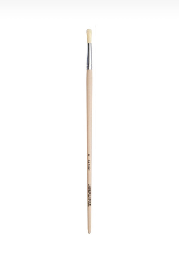 Da Vinci Round Brush White Bristle 7779 No10