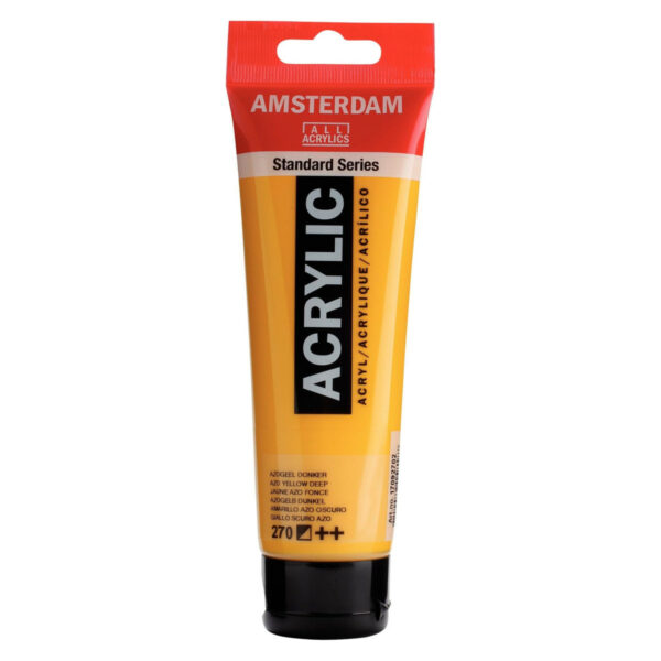 Amsterdam Standard Series Acrylic Color, 120ml AZO YELLOW D 270