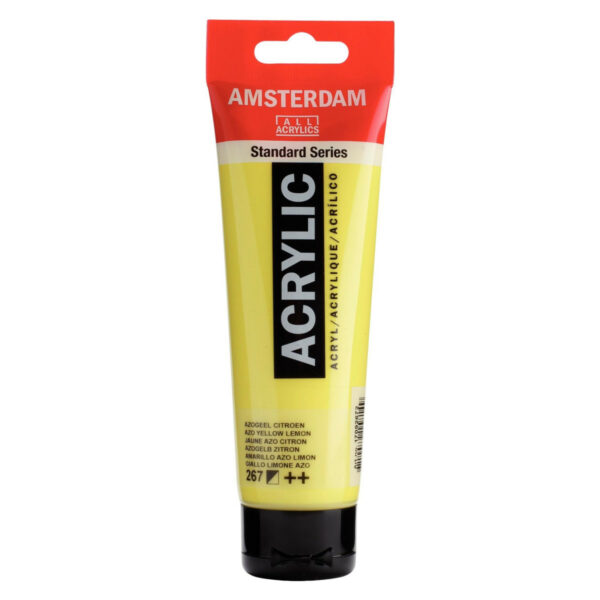Amsterdam Standard Series Acrylic Color, 120ml AZO YELLOW LEMON 267
