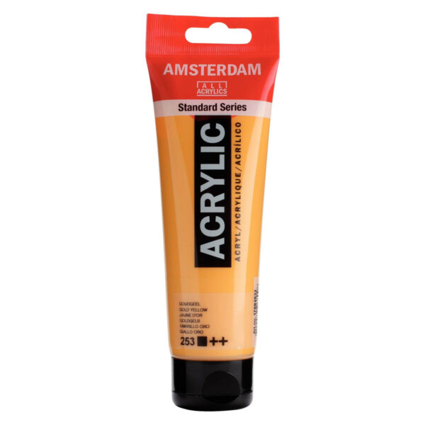 Amsterdam Standard Series Acrylic Color, 120ml GOLD YELLOW 253