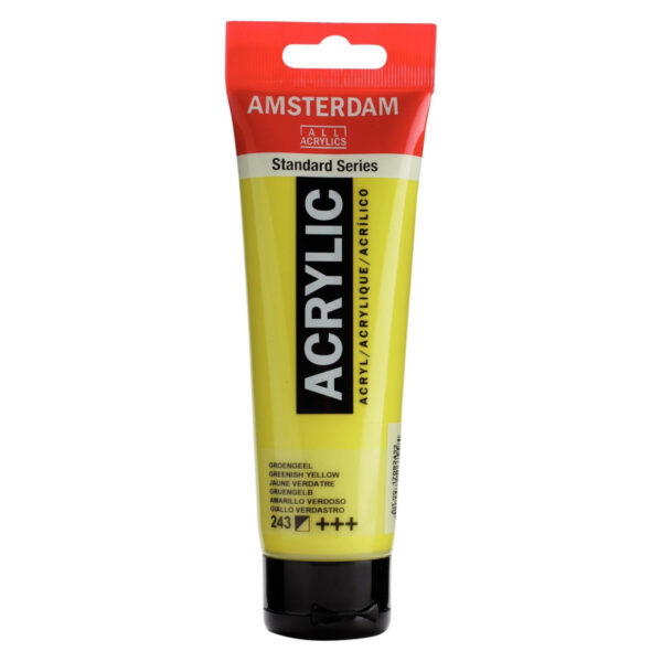 Amsterdam Standard Series Acrylic Color, 120ml GREENISH YELLOW 243