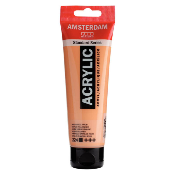 Amsterdam Standard Series Acrylic Color, 120ml NAPLES YELLOW RED 224
