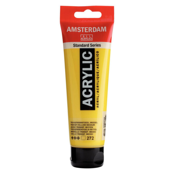 Amsterdam Standard Series Acrylic Color, 120ml TRANSP.YELLOW M 272