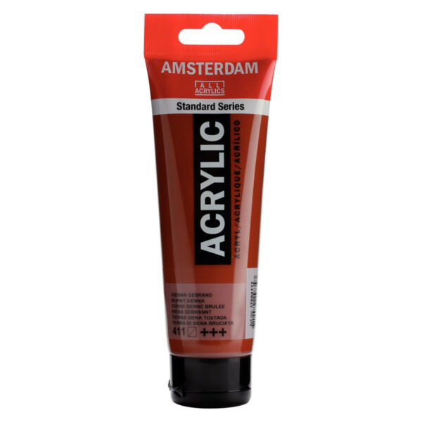 Amsterdam Standard Series Acrylic Color, 120ml BURNT SIENNA 411
