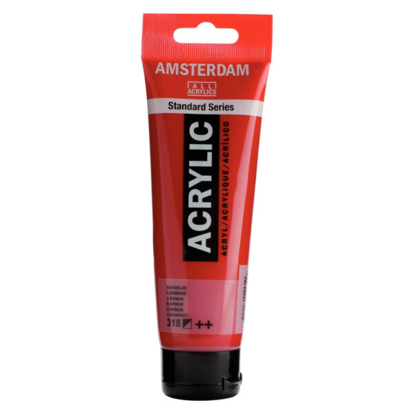 Amsterdam Standard Series Acrylic Color, 120ml CARMINE 318