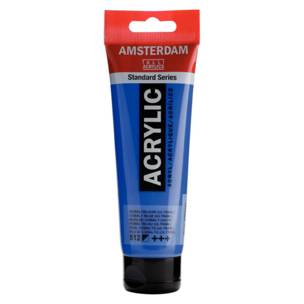 Amsterdam Standard Series Acrylic Color, 120ml COBALT BLUE (ultram.) 512