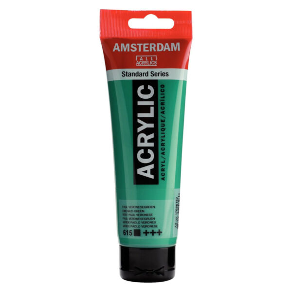 Amsterdam Standard Series Acrylic Color, 120ml EMERALD GREEN 615