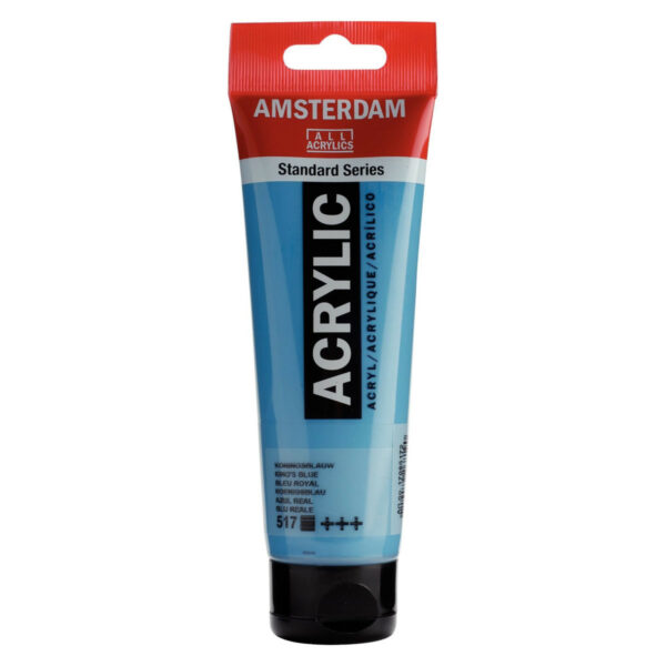 Amsterdam Standard Series Acrylic Color, 120ml KING'S BLUE 517