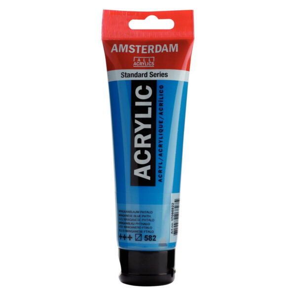 Amsterdam Standard Series Acrylic Color, 120ml MANGAN. BL. PHTHALO 582
