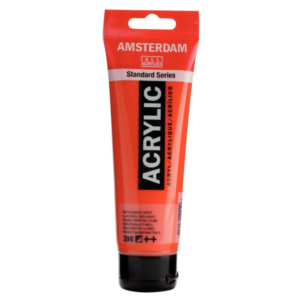 Amsterdam Standard Series Acrylic Color, 120ml NAPHTHOL RED L 398