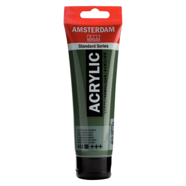 Amsterdam Standard Series Acrylic Color, 120ml OLIVE GREEN D 622