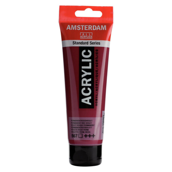 Amsterdam Standard Series Acrylic Color, 120ml PERM.RED VIOLET 567