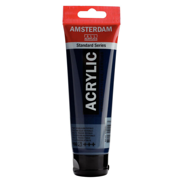 Amsterdam Standard Series Acrylic Color, 120ml PRUSSIAN BLUE (phth.) 566