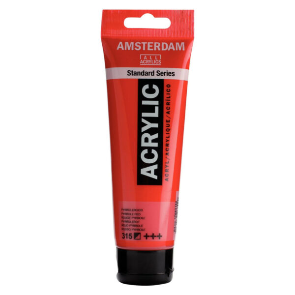 Amsterdam Standard Series Acrylic Color, 120ml PYRROLE RED 315