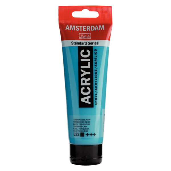 Amsterdam Standard Series Acrylic Color, 120ml TURQUOISE BLUE 522