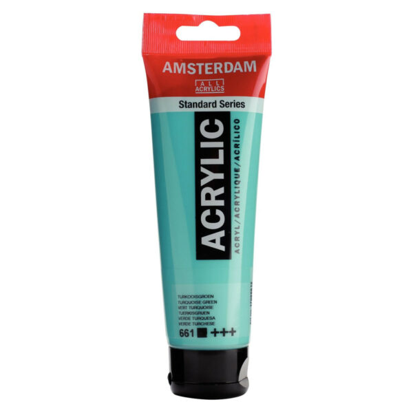 Amsterdam Standard Series Acrylic Color, 120ml TURQUOISE GREEN 661