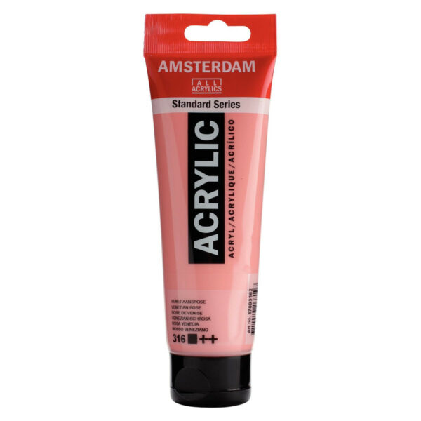 Amsterdam Standard Series Acrylic Color, 120ml VENETIAN ROSE 316