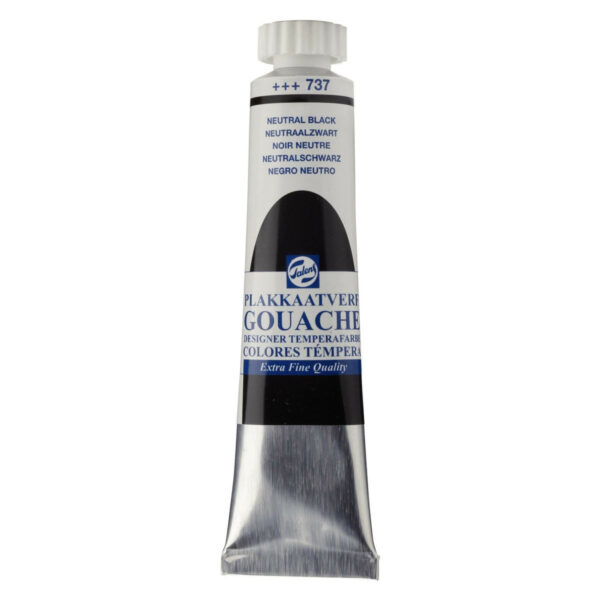 GOUACHE 20ml NEUTRAL BLACK 737
