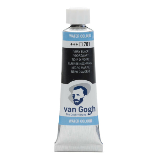 VAN GOGH Water Colour 10ml IVORY BLACK 701