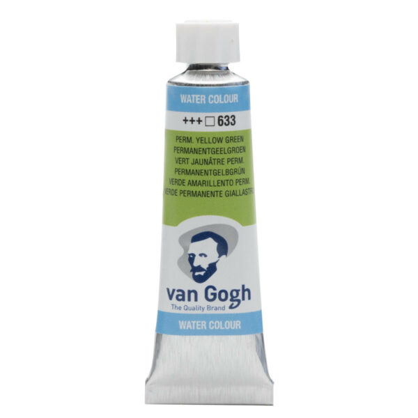 VAN GOGH Water Colour 10ml PERM. YELLOWISH GREEN 633