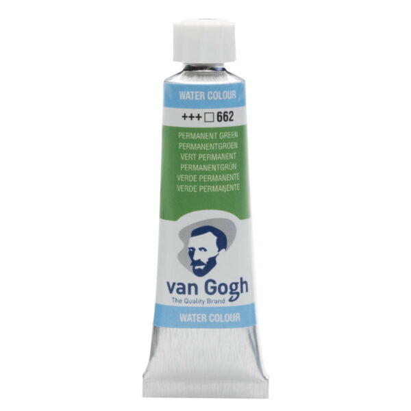 VAN GOGH Water Colour 10ml PERMANENT GREEN 662