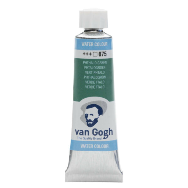 VAN GOGH Water Colour 10ml PHTHALO GREEN 675