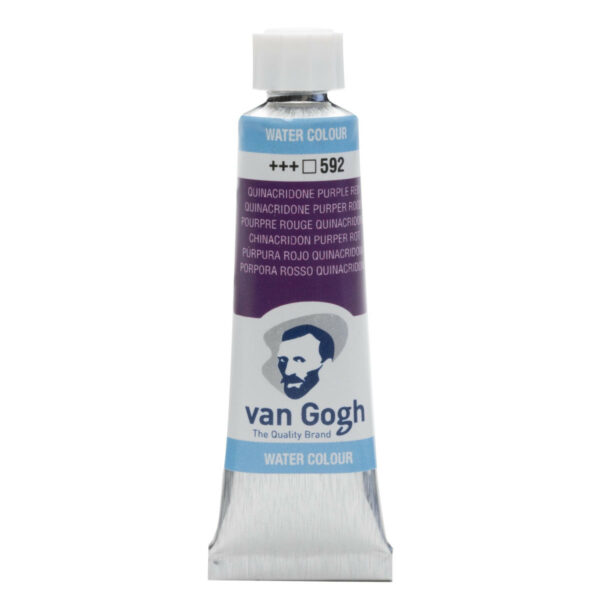 VAN GOGH Water Colour 10ml QUINACRIDONE PURPLE RED 592
