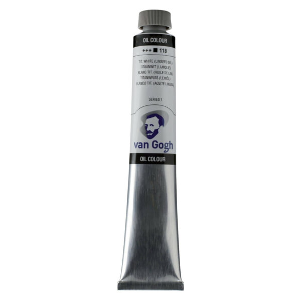 Van Gogh Oil Color Paint, 60ml TITAN. WHITE (lins.oil) 118