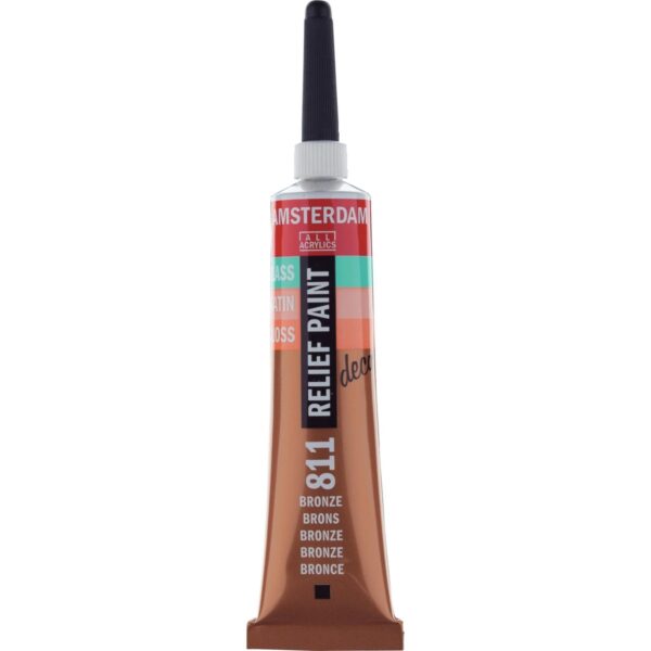 AMSTERDAM Relief Paint Tube 20ml BRONZE 811
