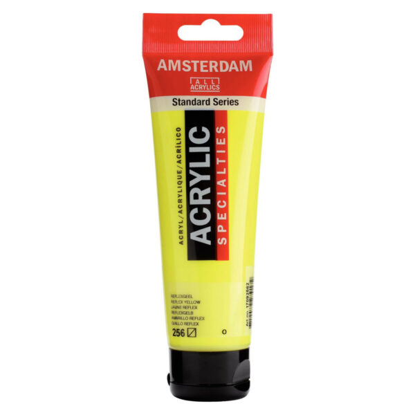 Amsterdam Standard Series Acrylic Color Specialties, 120ml REFLEX YELLOW 256