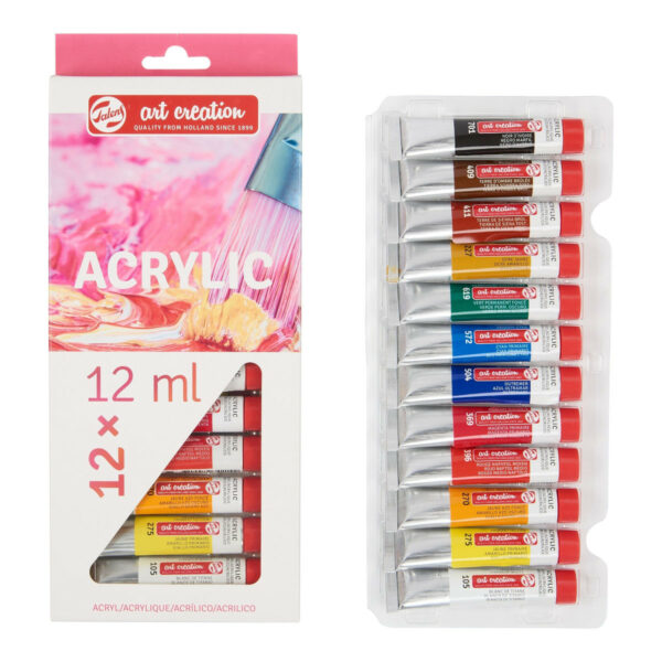 Talens Art Creation Acrylic Colour Set 12 x 12 ml