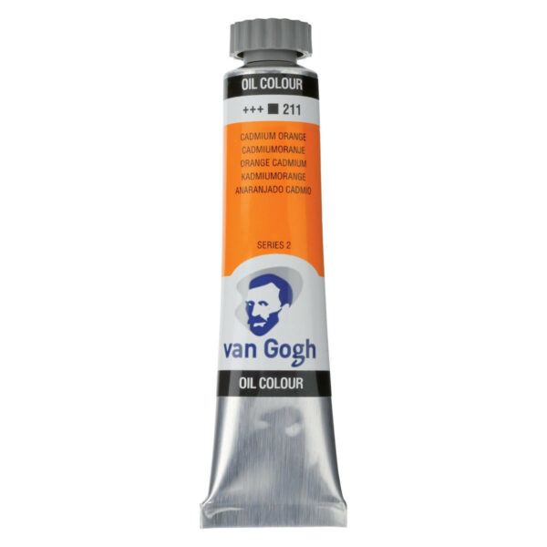Van Gogh Oil Colour Paint, 20ml CADMIUM ORANGE 211