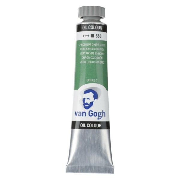 Van Gogh Oil Colour Paint, 20ml CHROMIUM OX.GREEN 668