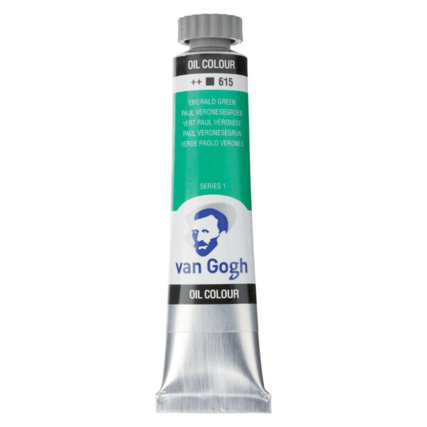 Van Gogh Oil Colour Paint, 20ml EMERALD GREEN 615