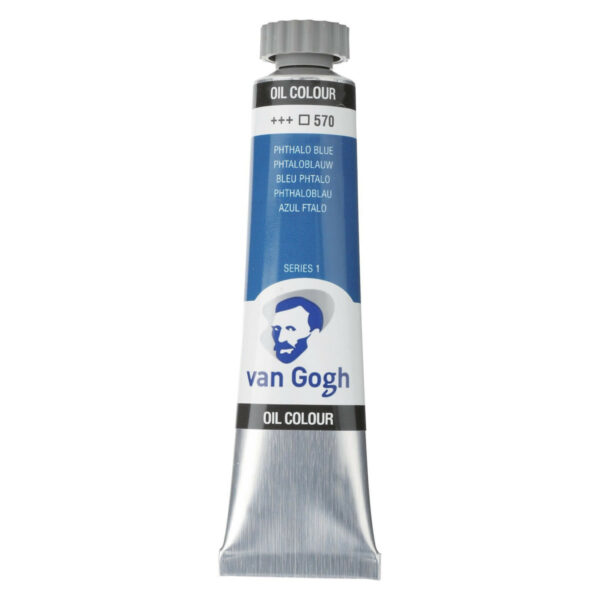 Van Gogh Oil Colour Paint, 20ml PHTHALO BLUE 570