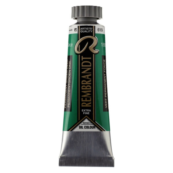 Rembrandt Oil Colour 40 ml PERMANENT GREEN D 619