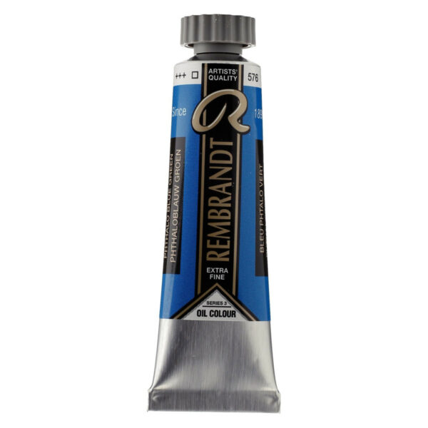 Rembrandt Oil Colour 40 ml PHTHALO BLUE GREEN 576