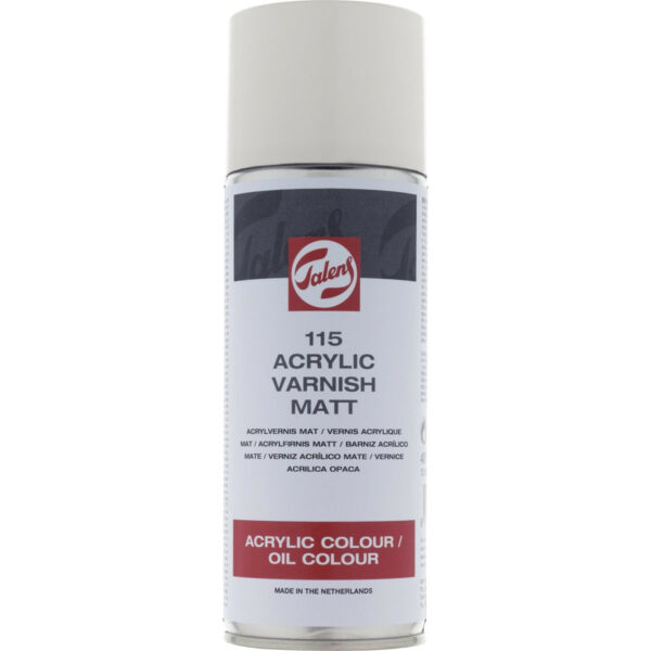 Talens 115 Acrylic Varnish Mat Spray Can 400 ml