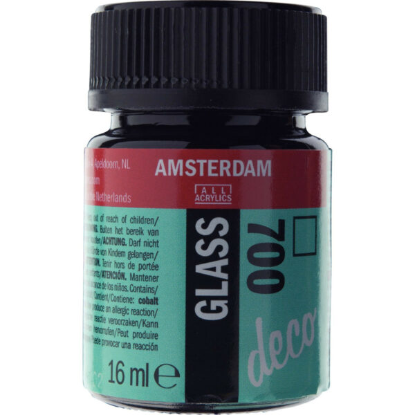 Amsterdam Glass Bottle 16ml BLACK 700