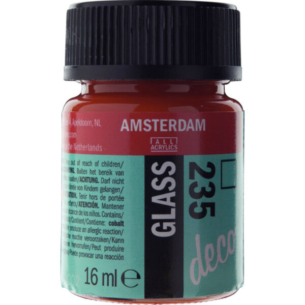 Amsterdam Glass Bottle 16ml ORANGE 235