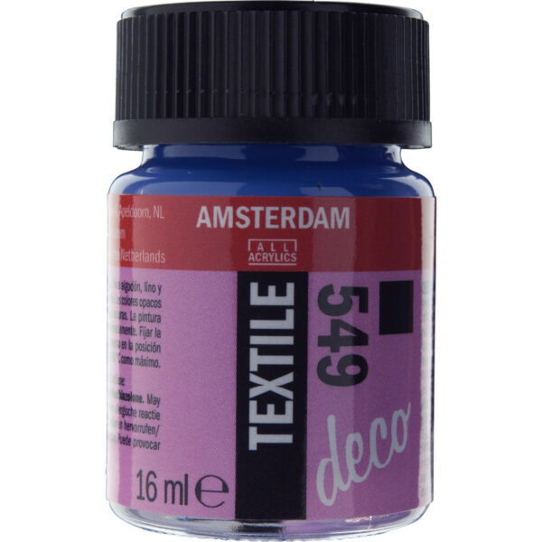 Amsterdam Textile Bottle 16ml BLUE VIOLET OPAQUE 549