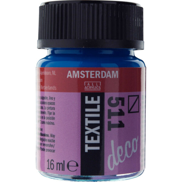 Amsterdam Textile Bottle 16ml COBALT BLUE 511