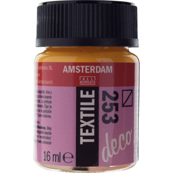 Amsterdam Textile Bottle 16ml GOLD YELLOW 253